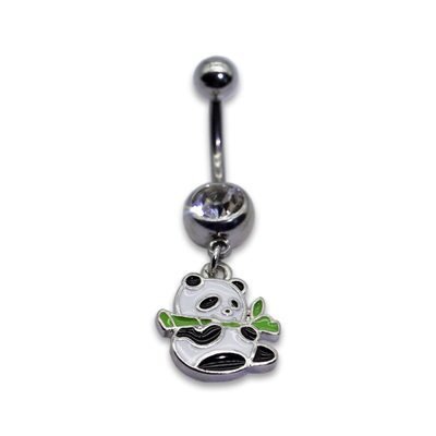 OEM ODM navel piercing jewelry 316 Stainless Steel Panda Piercings
