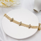 Name Initial Fashion Jewelry Necklaces Transparent Rhinestones Trending Beaded Necklaces