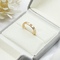 5pcs Titanium Wedding Ring Set Hug Adjustable Alloy Gold Moissanite Fashion Jewelry Rings