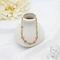 Ethiopian Wedding Beaded Bracelets Jewelry Alloy Gold Clear Acrylic 21.5mm Screw Bracelet