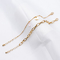 Luxury Cuban Link Rope Custom Beaded Bracelets Acrylic Beads Gold Alloy 20mm
