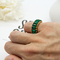 Adjustable Fashion Jewelry Rings 925 Silver Rings 17mm For Men