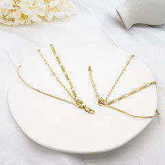 Gold Fashion  Diamond Castle Necklace Carnelian Pendant Necklace For Women
