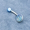 14G 1.6mm Stainless Steel Piercing Jewelry Belly Button Barbell