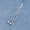 16G Silver Chain Ear Piercing Jewellery Surgical Steel Cartilage Cuff Earrings