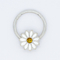 Stainless Steel 316 Flower Septum Clicker Chrysanthemum Indian Nose Rings