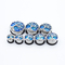 13mm Ear Plugs Tunnels Body Jewelry Blue Dichroic Life Tree 304 Stainless Steel