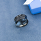 Black Clear Marble Ear Plug Tunnels 10mm Acrylic Earring Piercing 2G