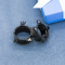 Black Stainless Steel Ear Tunnel Piercing Jewelry Crystal Gems Cat Flesh OEM ODM