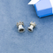 Faux Opal Stretched Ear Plugs Tunnel Earrings Flower 10mm 304 Steel