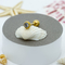 Acrylic Beads 4pcs Per Set Tongue Ring Piercing Jewelry 16mm 14G Golden Moon